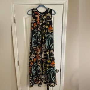 Lafayette 148 New York Nia Silk Midi Dress